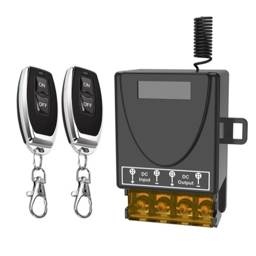 Malictele 12V Wireless Remote Switch 30A Relay‎ RF Control 328ft Long Range